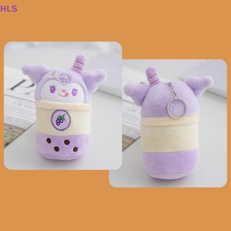 1 Túi Đựng Trà Sữa Hình Thỏ Gấu Nhồi Bông Mềm 13cm