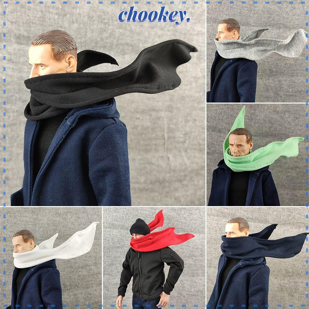 CHOOKEY Khăn Choàng Cổ Phụ Kiện Mô Hình Đồ Chơi Cho Người Lính Nam 1 / 12