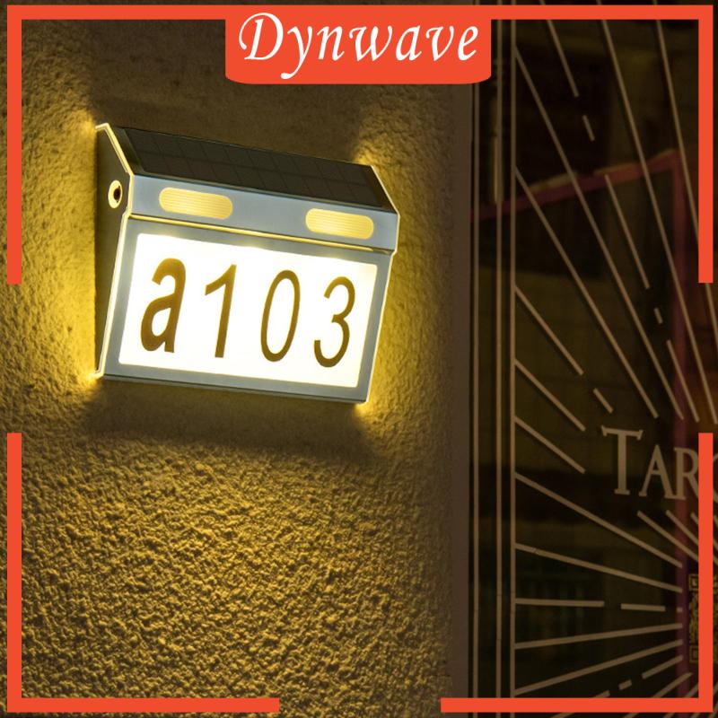 Bảng Số Gắn Cửa Sử Dụng Năng Lượng Mặt Trời