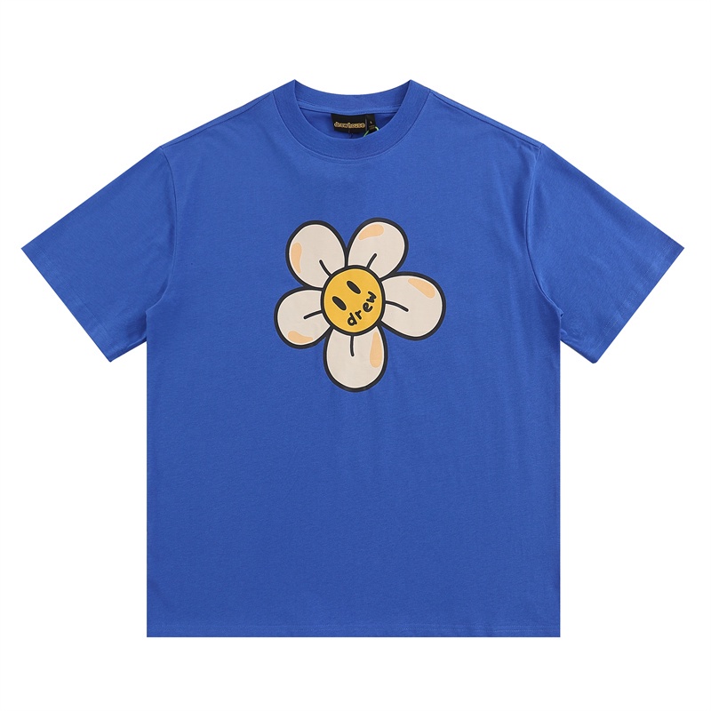 Áo Thun D88-Bộ 67E65U Tay Ngắn In Hình Hoa Mặt Cười Thời Trang Chất Lượng Cao