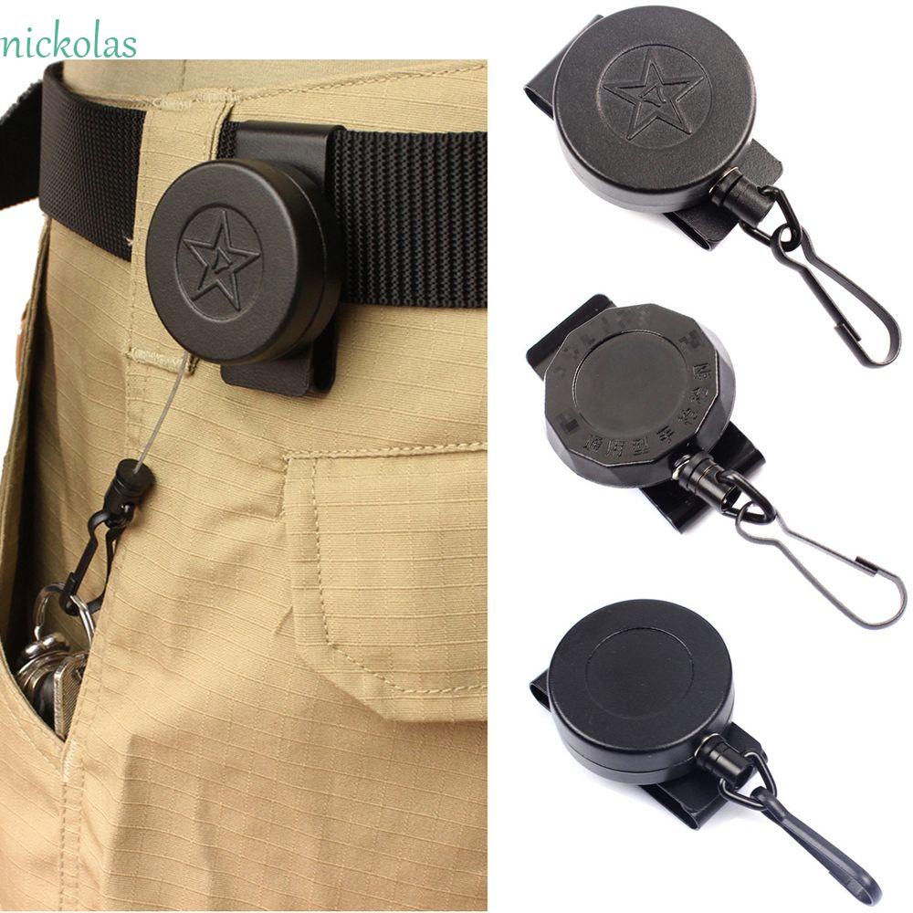 NICKOLAS Giá Đỡ Chìa Khóa Bằng Kim Loại Có Thể Thu Gọn Chống Thất Lạc Đa Năng Tiện Dụng