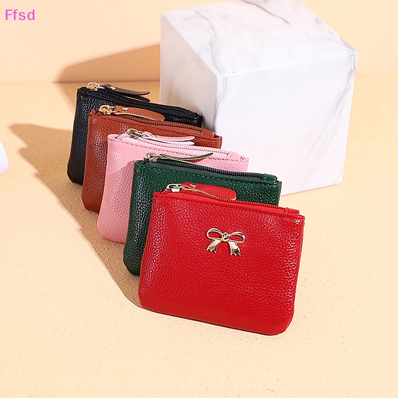 Ví Da PU Mini Cầm Tay Đựng Tiền Xu Và Thẻ Tiện Dụng Cho Nữ