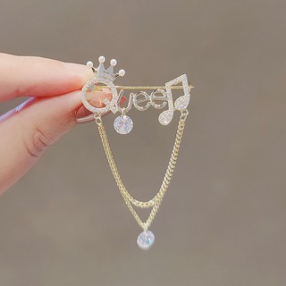 Thời Trang Nữ Hoàng Thổ Cẩm Cho Nữ Sang Trọng Zircon Pha Lê Quần Áo Phụ Kiện Trang Sức Bán Buôn