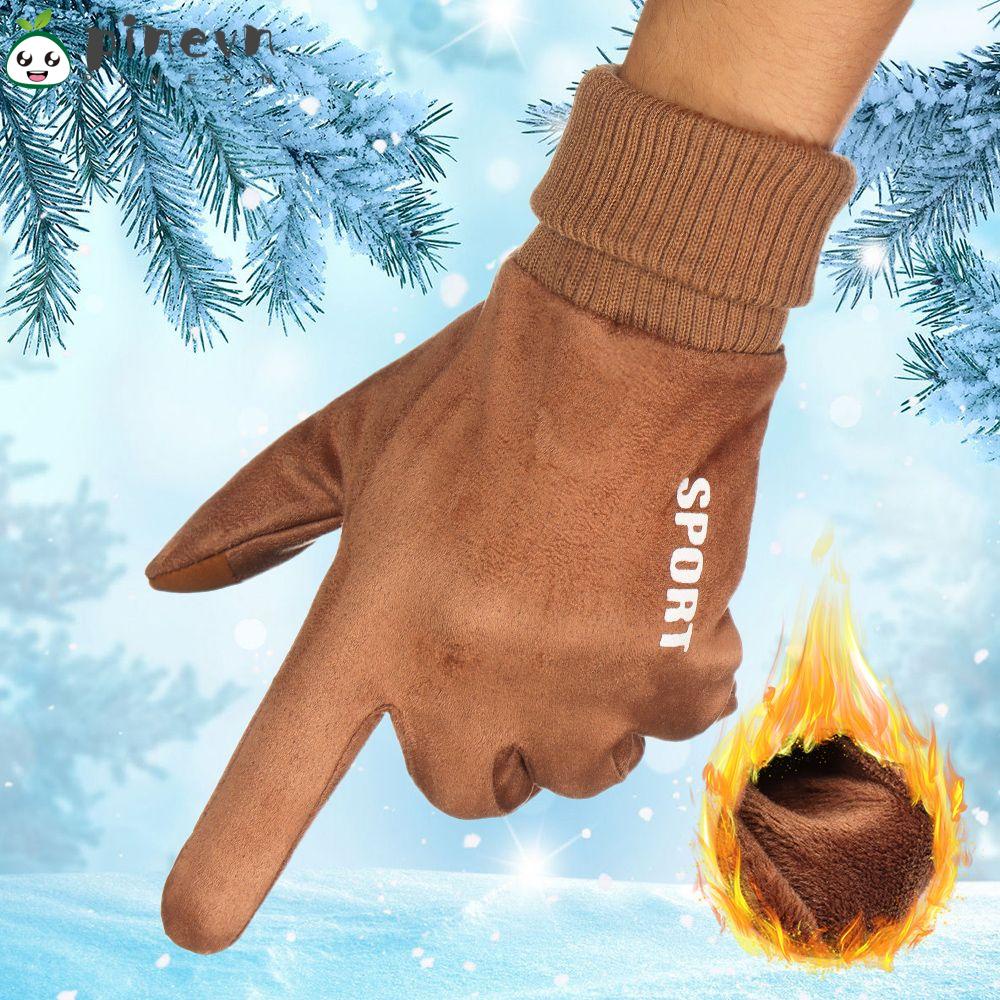 PINEVN 1 Đôi Găng Tay Trượt Tuyết Unisex Chống Gió Có Thể Chạm Màn Hình Cảm Ứng