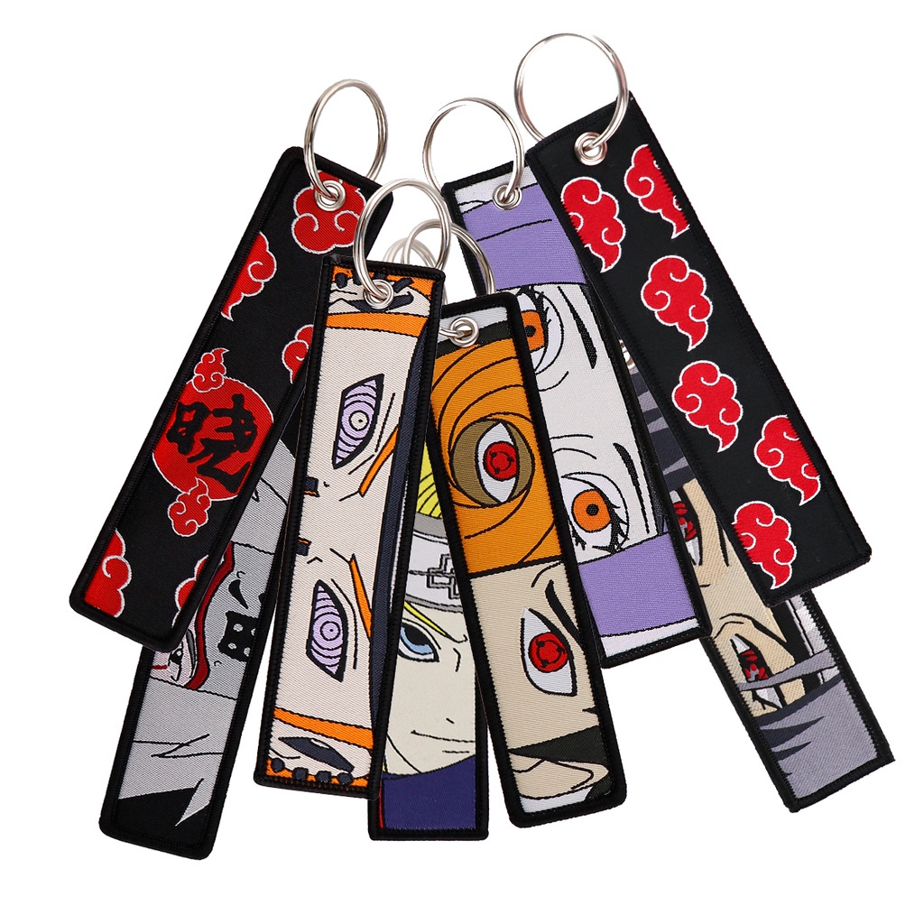 Móc Khóa Thêu Hình Nhân Vật Anime Nhật Bản Dễ Thương