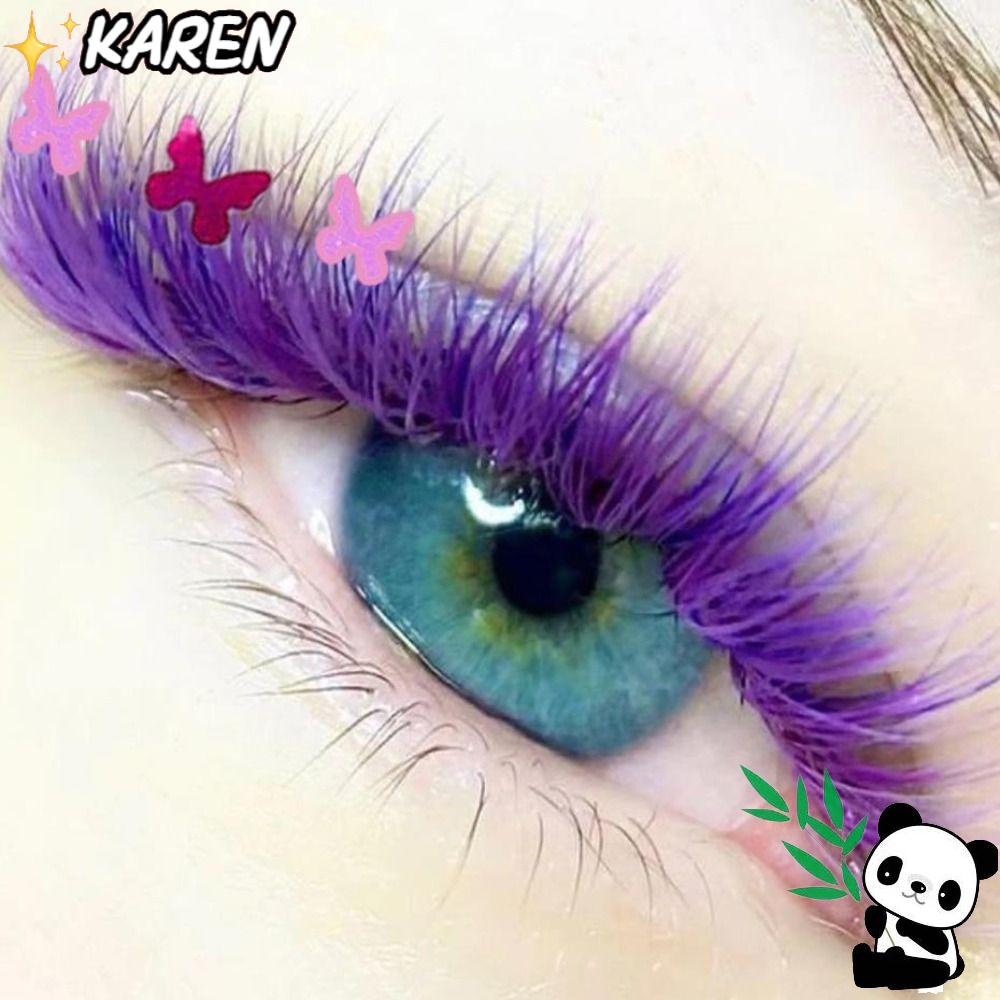 KAREN Lông Mi Giả Handmade Lâu Trôi Trang Điểm Tự Nhiên