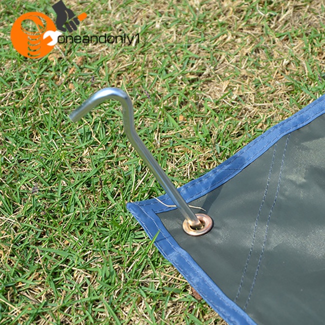 Bộ Cọc Dựng Lều 7 Kiểu Bằng Hợp Kim Nhôm Chống Gió Kèm Búa Và Dây Thừng Tiện Dụng