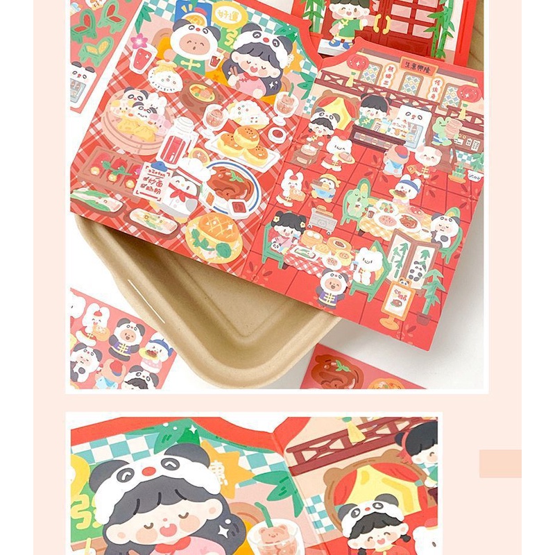 Sticker Goo Dán Trang Trí Cửa Hàng Thức Ăn DIY