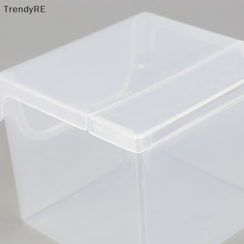 Hộp Đựng Bưu Thiếp Dán Bàn Trong Suốt Sức Chứa Lớn Họa Tiết Ngôi Sao Nắp Lật Hợp Thời Trang RE