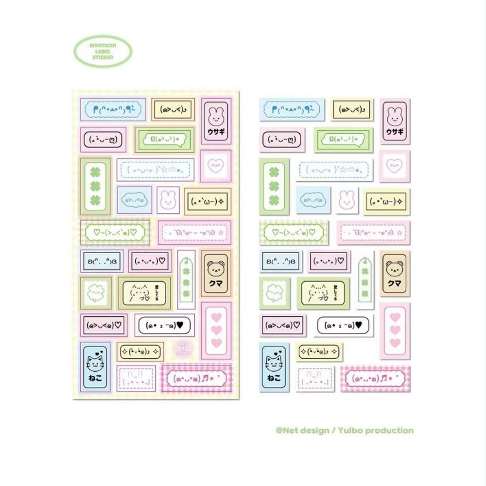 Nhãn Dán Trang Trí 3D DIY Họa Tiết Dễ Thương