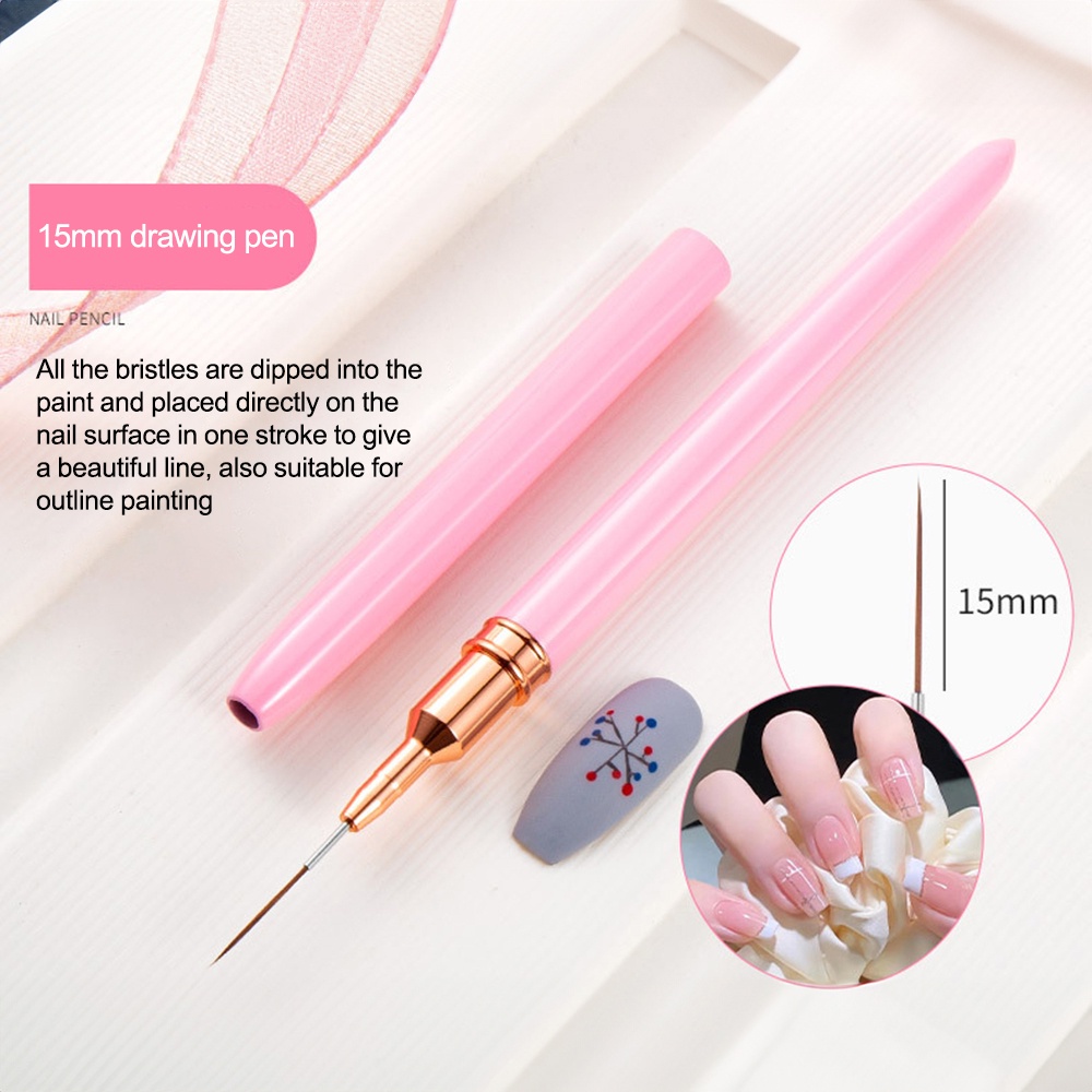 Cọ Vẽ Trang Trí Móng Tay Nghệ Thuật 7 9 11 15 20mm