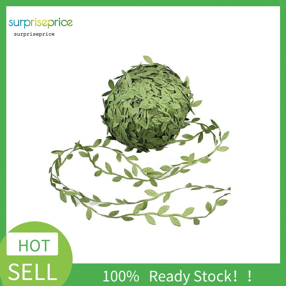 Cuộn Dây Lá Giả Bằng Lụa 20M Dùng Trang Trí Tiệc Cưới DIY