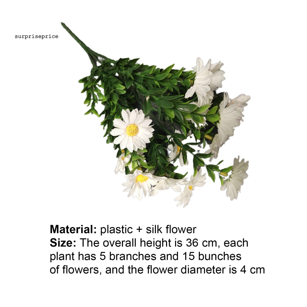 1 Nhánh Hoa Nhân Tạo Bằng Lụa Không Cần Khoan Lỗ Dùng Trang Trí Nhà Cửa / Làm Đạo Cụ Chụp Ảnh