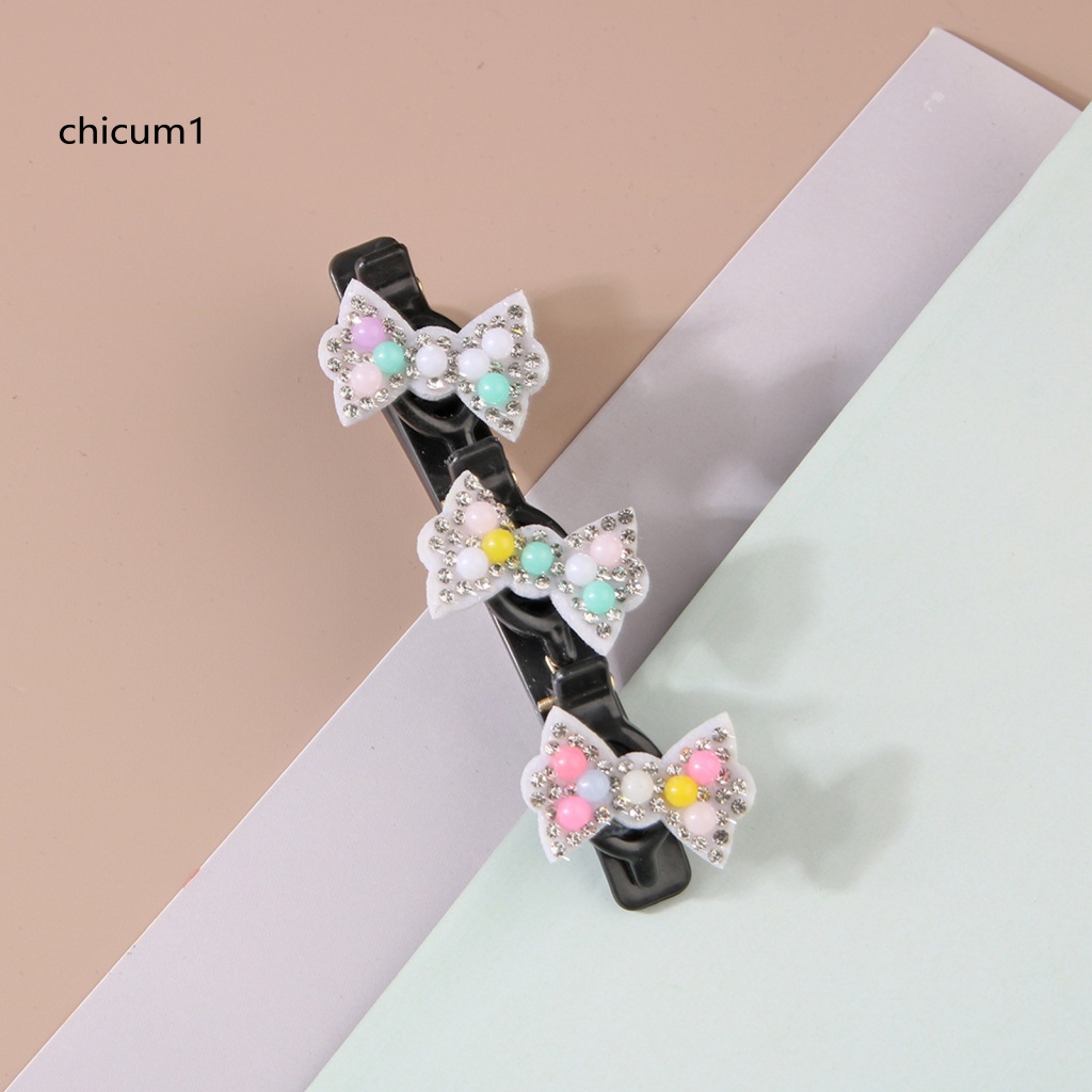 Set 4 Kẹp Tóc Hoa Đính Ngọc Trai Giả Phong Cách Hàn Quốc