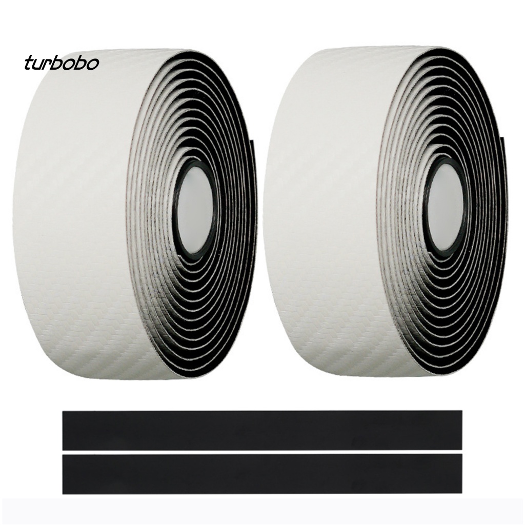 Set 2 Dây Đai Giả Da Co Giãn Bọc Tay Lái Xe Đạp Chống Trượt