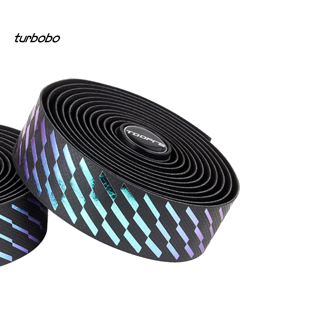 1 Bộ Băng Quấn Tay Lái Xe Đạp Bằng Da Giả EVA Chống Trượt Màu Gradient