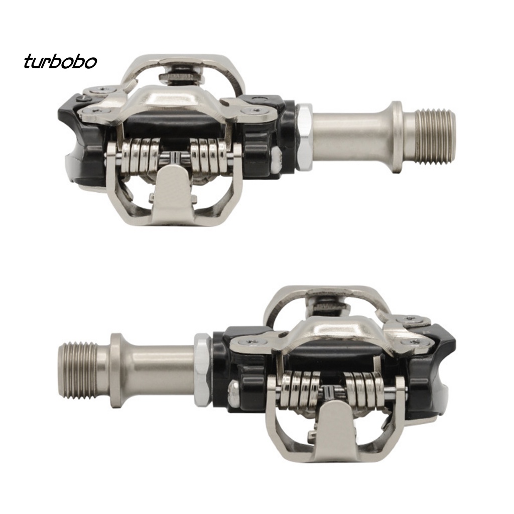 1 Bộ Bàn Đạp Tự Khóa Bằng Hợp Kim Nhôm Độ Bền Cao Chống Rỉ Sét Có Thể Điều Chỉnh Cho Xe Đạp Leo Núi