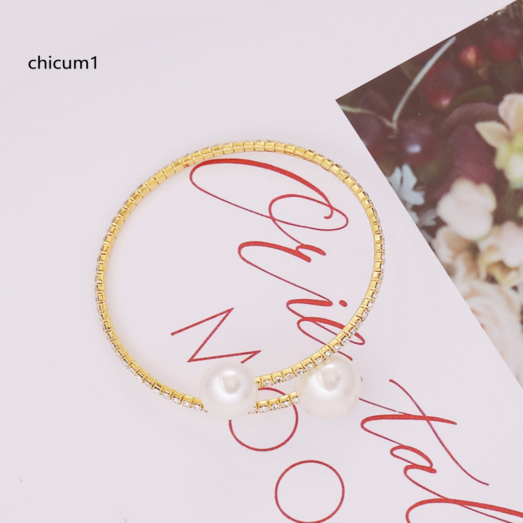 1 Set Vòng cổ Và Bông Tai Ngọc Trai Giả Màu Sắc Tương Phản Có Thể Điều Chỉnh Kích Cỡ