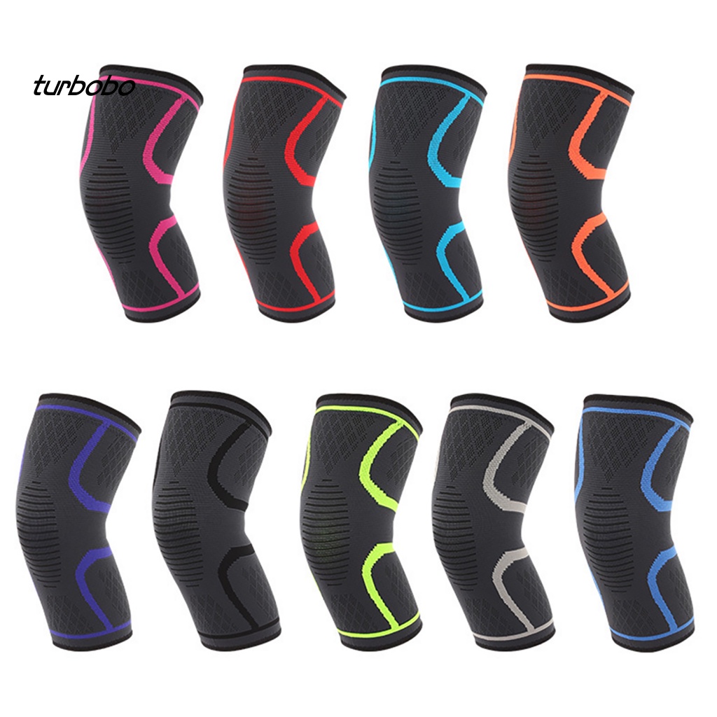 Turbobo Băng Quấn Bảo Vệ Đầu Gối Bằng Nylon Co Giãn Tiện Lợi Dành Cho Chạy Bộ