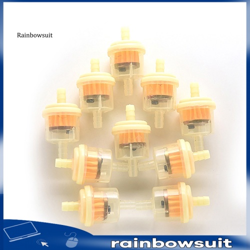 Set 10 Bộ Lọc Nhiên Liệu Mini Bằng Nhựa Cho Xe Mô Tô