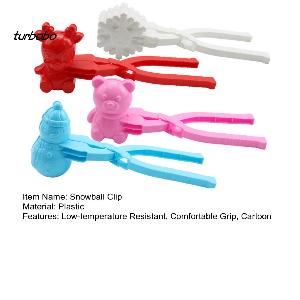 1 Bộ Kẹp Làm Quả Cầu Tuyết Chịu Nhiệt Độ Thấp In Họa Tiết Hoạt Hình Giải Trí Vào Mùa Đông Cho Bé