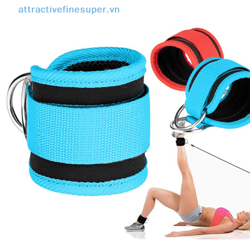 Afs Dây Đai Quấn Cổ Chân Có Đệm Cho Máy Tập Gym Kickbacks Glutes