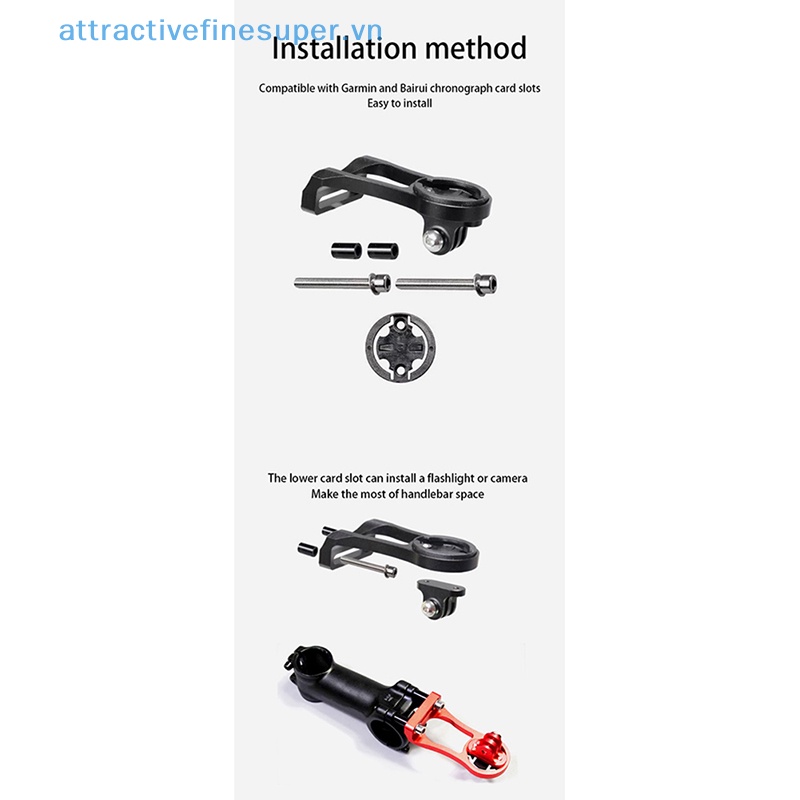 Afs Phụ Kiện Giá Đỡ Mở Rộng Gắn Khung Đèn Cưỡi Ngựa Xe Đạp