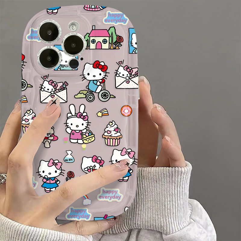 Ốp Điện Thoại Silicon TPU Mềm Trong Suốt Chống Sốc In Hình Thỏ Dễ Thương Cho IPhone 11 14 13 12 Pro XS Max X XR 7 + 8 Plus