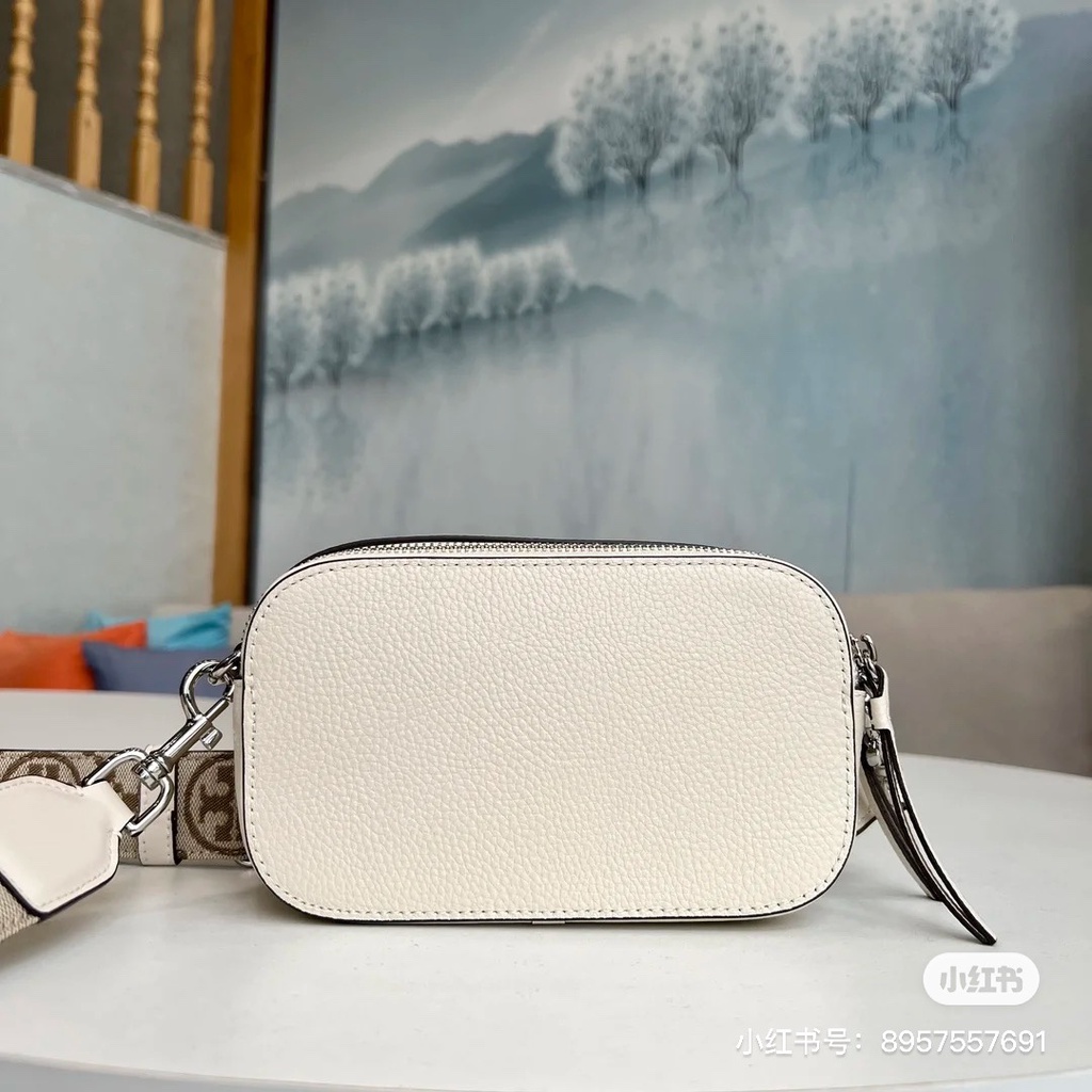 Túi Đeo Vai Tory Burch8373 Bằng Vải Canvas Phong Cách Retro Sang Trọng Dành Cho Nữ