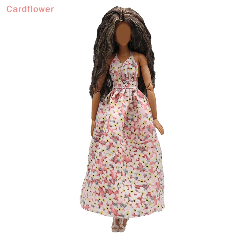 1 Đầm Dây In Hoa Cho Búp Bê Mới