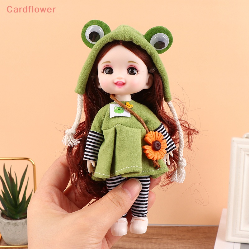 &lt; Cardflower &gt; Búp Bê Công Chúa Mini Dễ Thương Thời Trang Sáng Tạo Và Thiết Thực Làm Quà Tặng Sinh Nhật Thủ Công Tinh Tế 16CM Mới