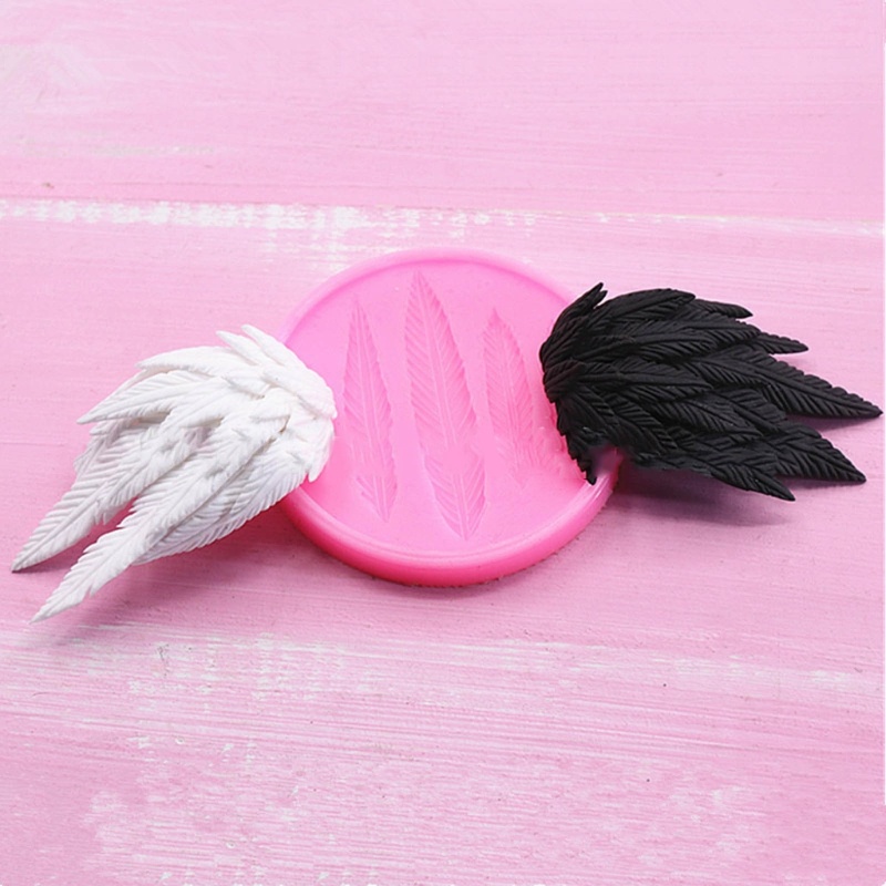 Khuôn Nướng Bánh Bằng Silicone Chống Dính Hình Đôi Cánh Thiên Thần