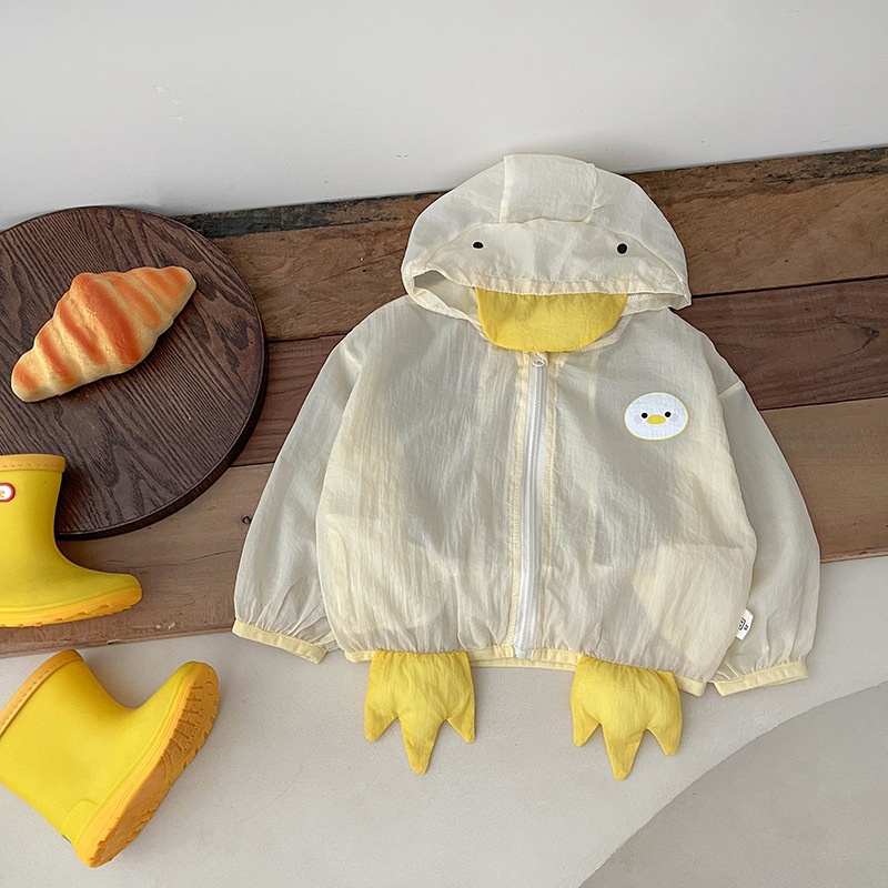 Áo Khoác Cardigan Mỏng Chống Nắng Họa Tiết Hoạt Hình Thời Trang Mùa Hè Cho Bé FW7E