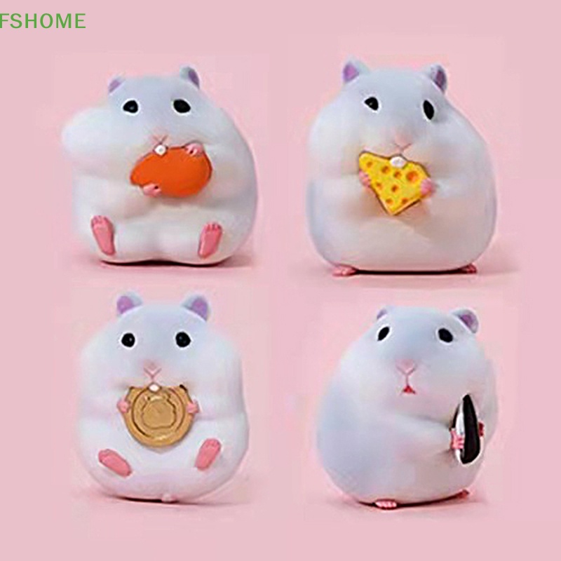 1 Mô Hình Chú Chuột Hamster Đáng Yêu Trang Trí Nội Thất Xe Hơi