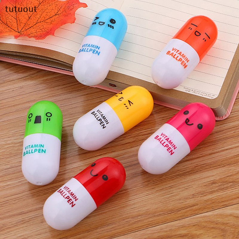 Set 10 Bút Bi 6 Màu Tùy Chọn Xinh Xắn