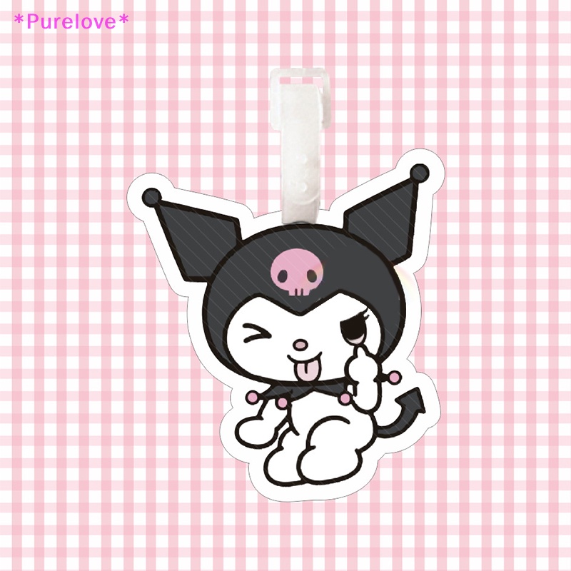 Búp Bê Hoạt Hình Ghi Tên Các Nhân Vật Sanrio Kuromi Bằng Nhựa Đáng Yêu Gắn Balo Đi Học Cho Bé Mới