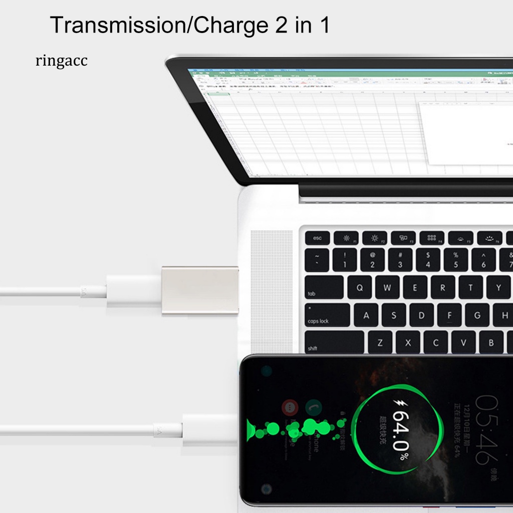 Đầu Chuyển Đổi Cổng Type-c Sang USB 30 Bằng Hợp Kim Nhôm Cho Điện Thoại Di Động