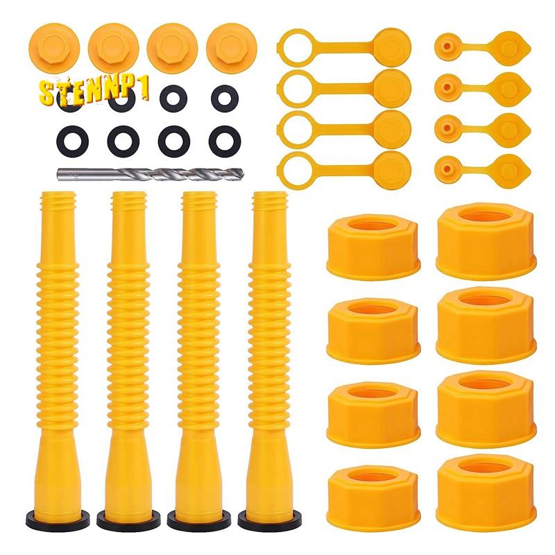 Set 33 Vòi Phun Nhiên Liệu 5 Gallon Màu Vàng Phong Cách Cổ Điển