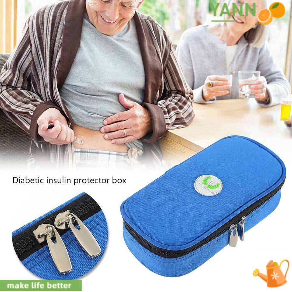 YANN1 Insulin Túi Làm Mát Diabetic Diabetic Không Cần Gel