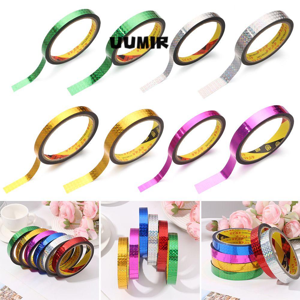 UUMIR Cuộn Băng Dính Nhiều Màu Lấp Lánh Trang Trí Sổ Tay