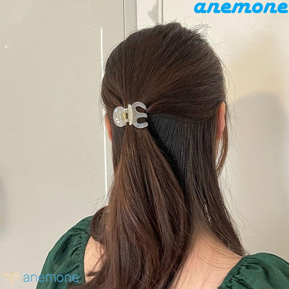 ANEMONE Kẹp Tóc Càng Cua Mini Hình Cá Mập Phong Cách Pháp Ngọt Ngào Sáng Tạo Cho Nữ