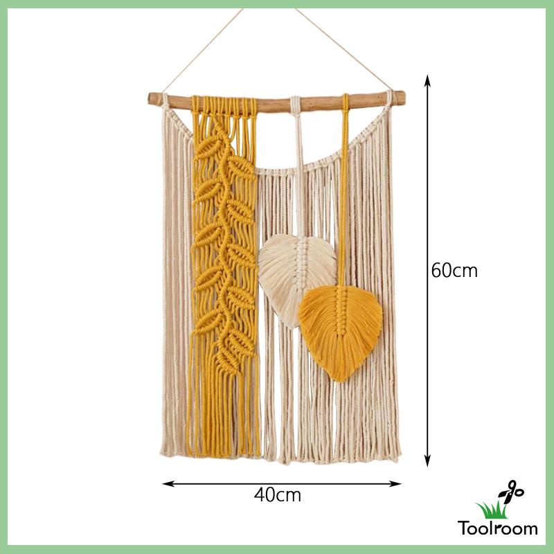 Dây Bện Treo Tường Trang Trí Phong Cách Bohemian