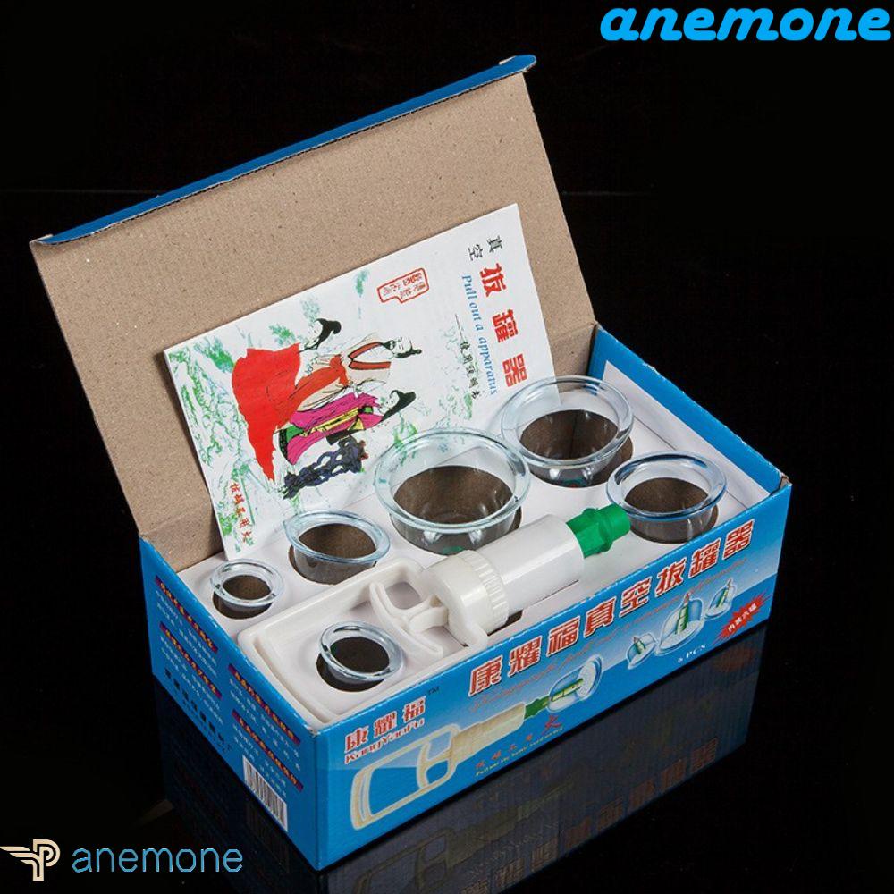 ANEMONE Set 6 Cốc Hút Chân Không Chống Cellulite Chăm Sóc Sức Khỏe