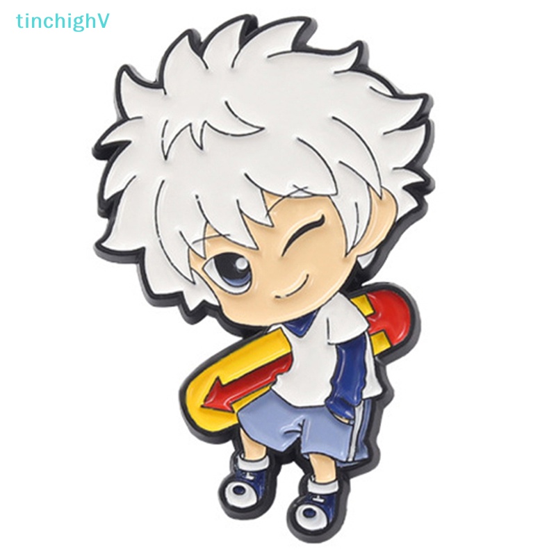 [TinchighV] Set 5 Ghim Cài Áo Họa Tiết Hoạt Hình Anime Tráng Men Thả Dầu Trang Trí Túi Xách [Mới]