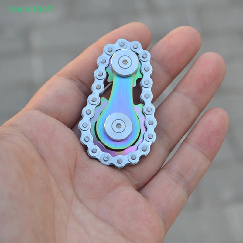 [TinchitdeV] 1 Bánh Đà Xích Con Quay Đồ Chơi Spinner BằNg Kim LoạI [MớI]