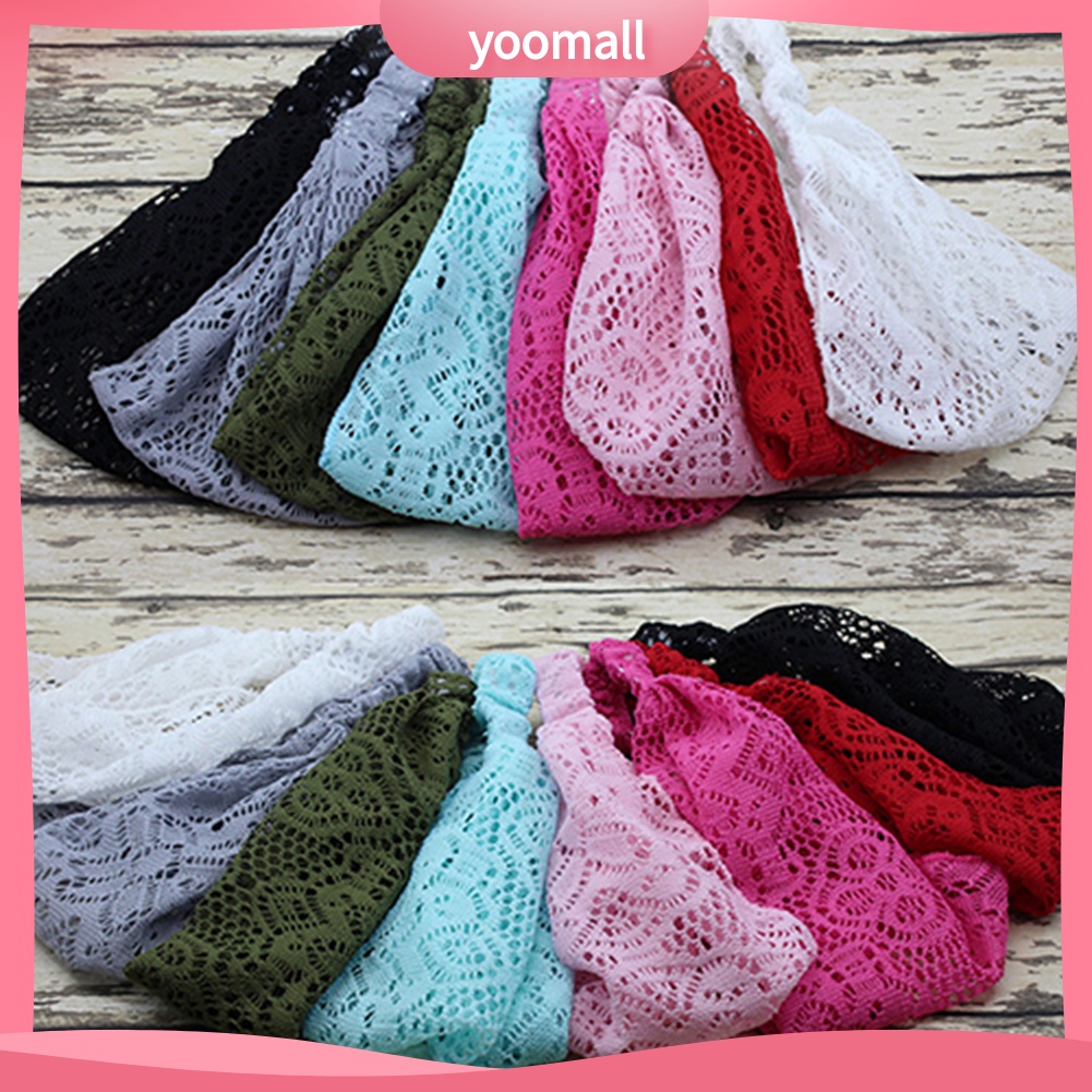 Băng Đô Ren Co Giãn Thời Trang Cho Bé Gái