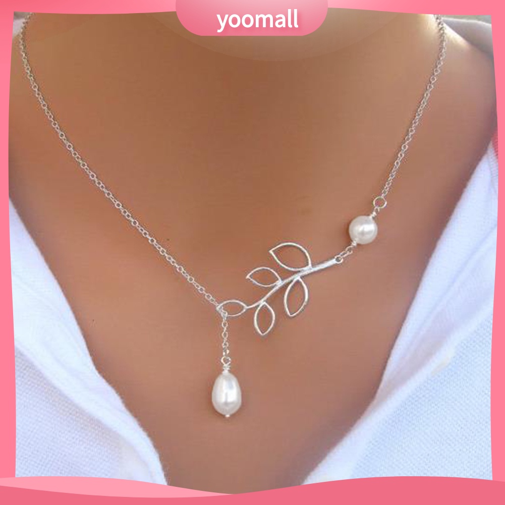 Vòng cổ Mặt Hình Chiếc Lá Thời Trang Cho Nữ