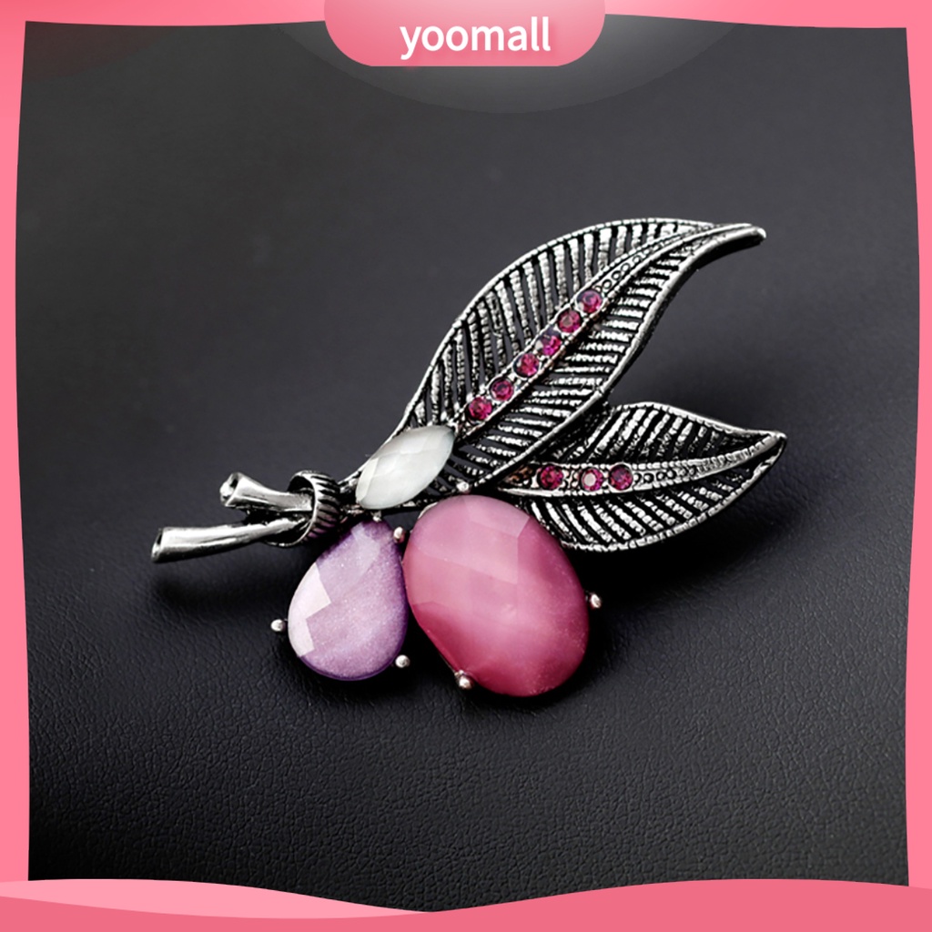 Ghim Cài Áo Đính Đá Kiểu Dáng Đáng Yêu Dùng Trang Trí