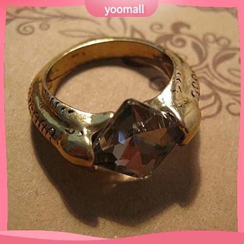 Nhẫn Đính Đá Màu Sắc Đồng Phong Cách Punk Cổ Điển Cho Nam Và Nữ
