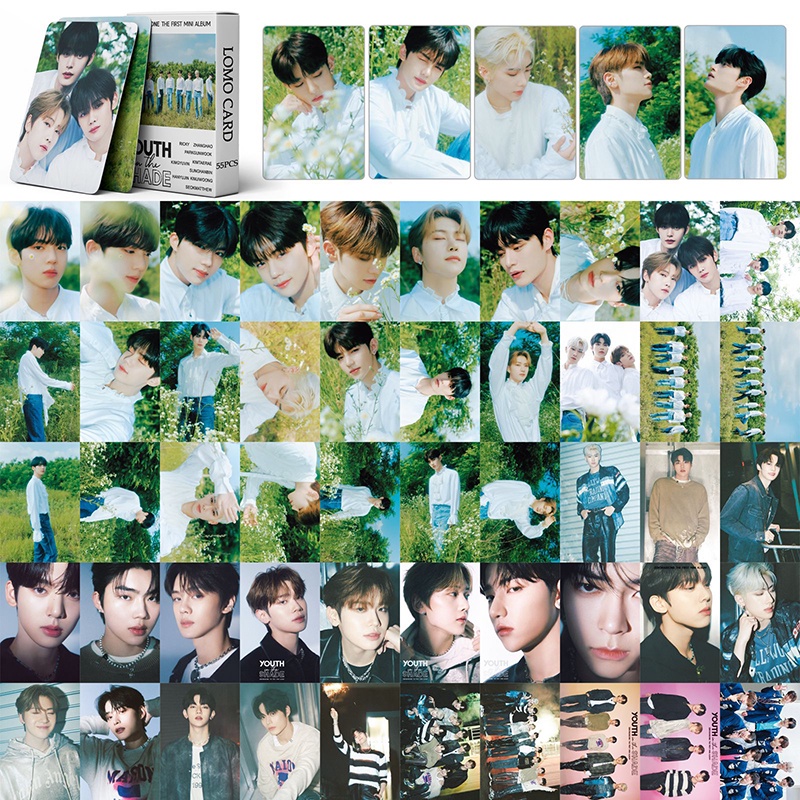 ZEROBASEONE ZB1 Card Set 55 Tấm Thẻ Ảnh Kpop Lomo Card Hình Nhóm Nhạc